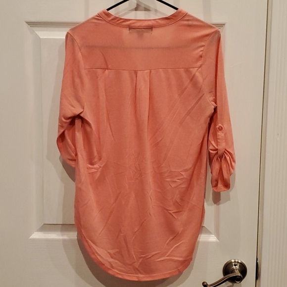 Light pink lightly work tunic - Picture 3 of 3